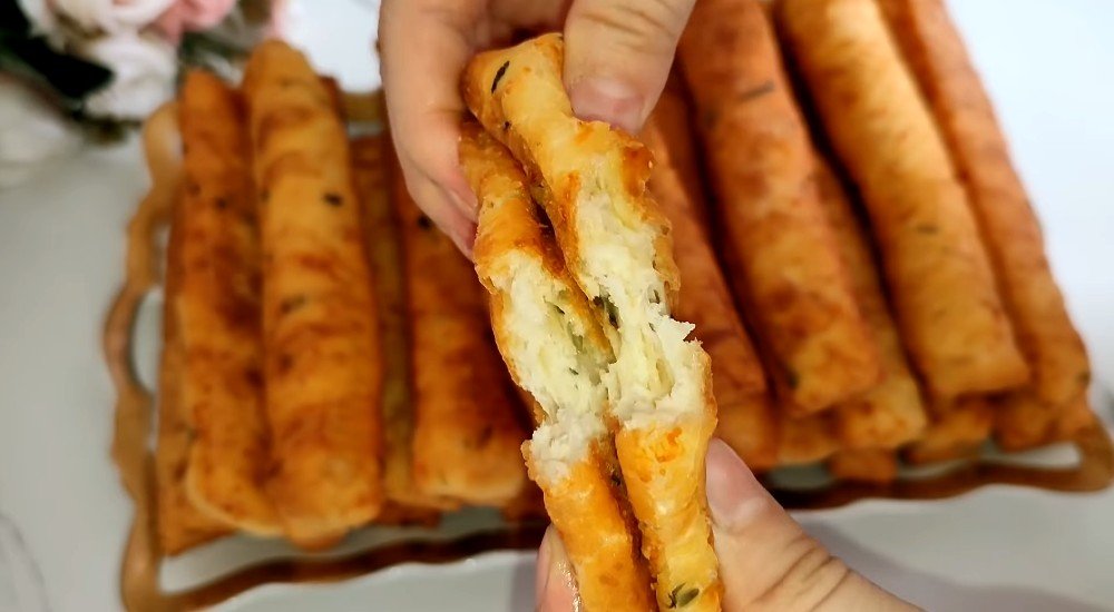 Сырные палочки на кефире