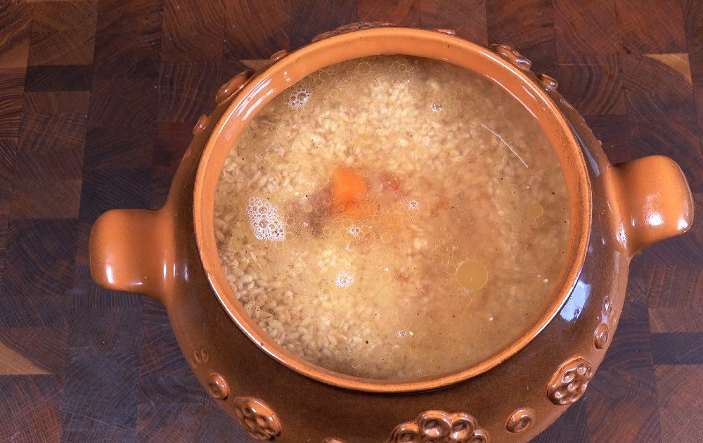 перловая каша с мясом