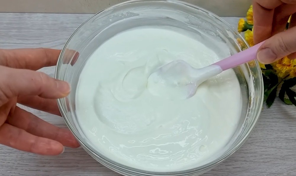 торт из блинов с фруктами