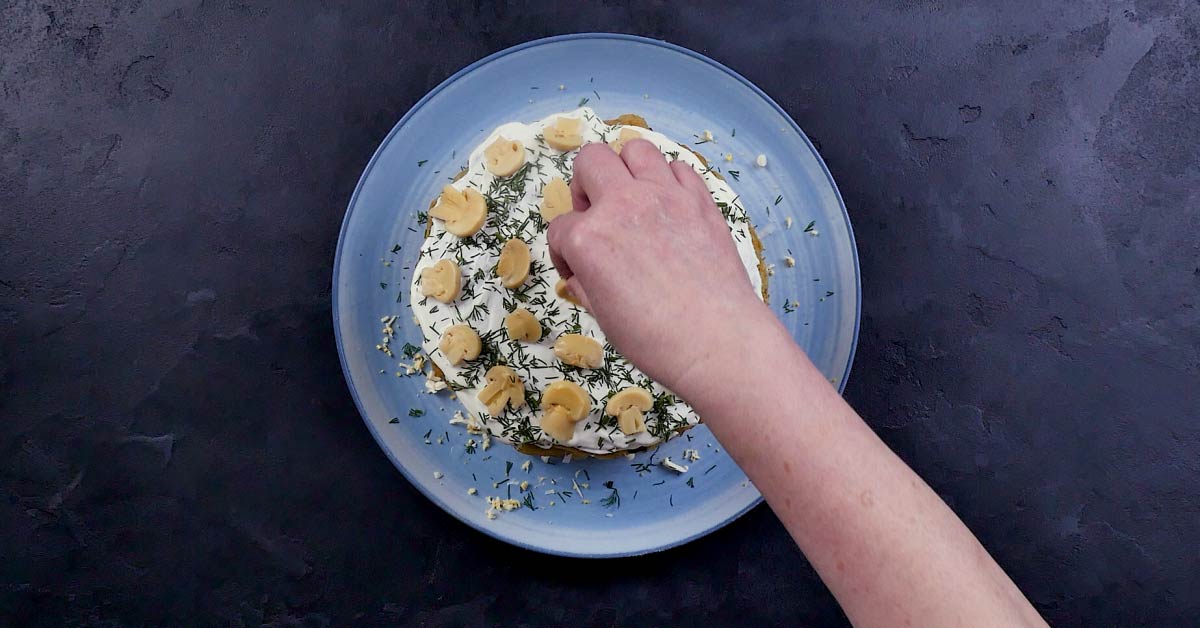 торт из картофельных блинов