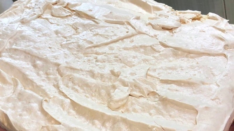 готовый корж безе