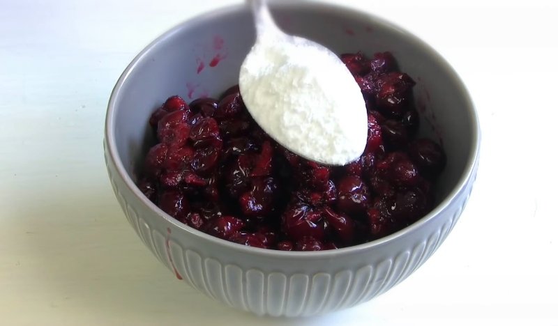 вишня с крахмалом