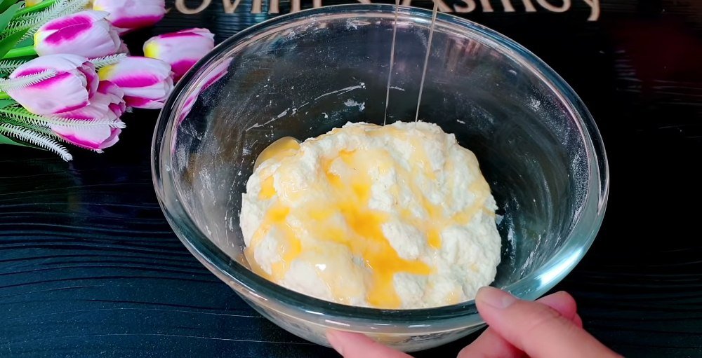 творожные треугольники на сковороде