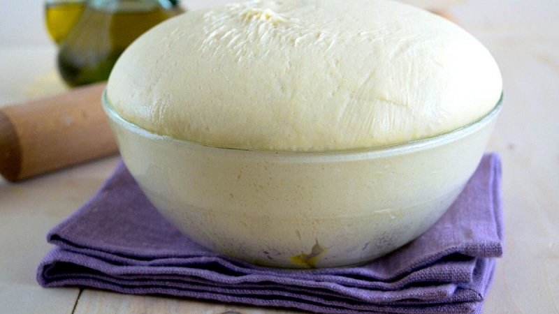 поднявшееся тесто