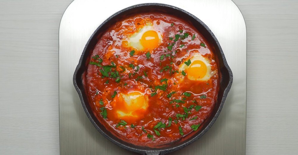 яичница по-израильски рецепт