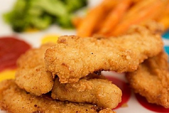 3 быстрых блюда на ужин, хрустящие  «Пальчики» из куриного филе