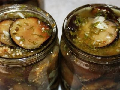 Баклажаны в масле