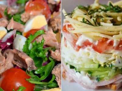 Белковые салаты