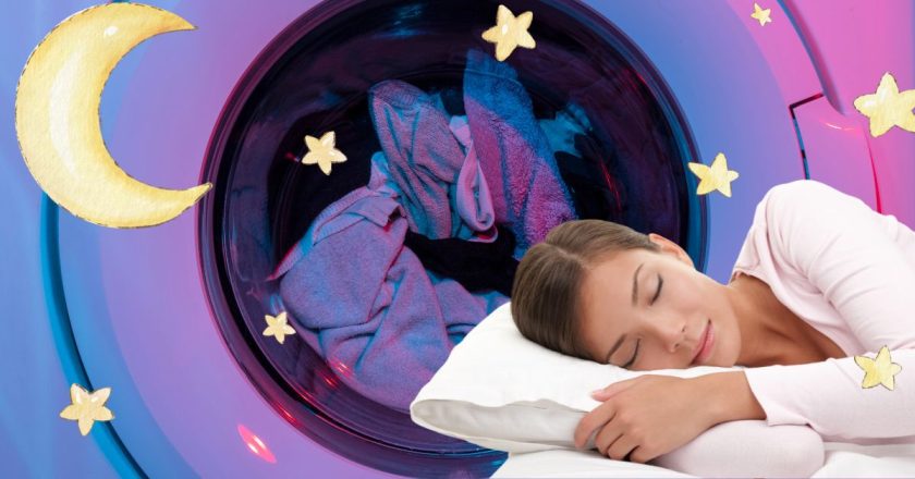 белье в стиральной машине