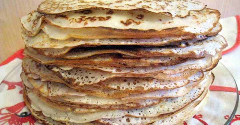 блины с топинамбуром