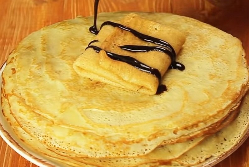 блины из бутылки снимок