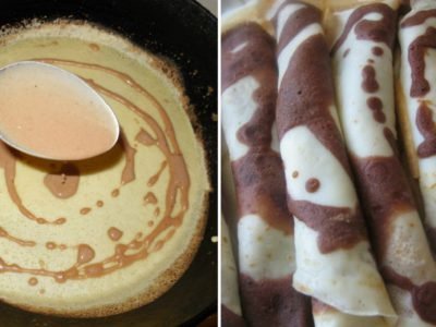 Блины на молоке и воде
