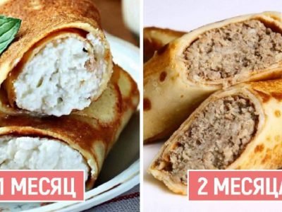 Блины с начинкой, которые можно заморозить
