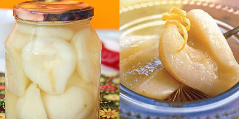 груши в сиропе