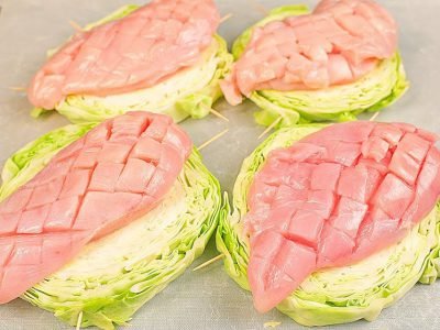 Блюда из куриной грудки с капустой