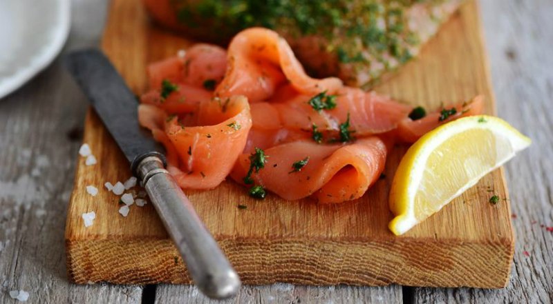 гравлакс из лосося