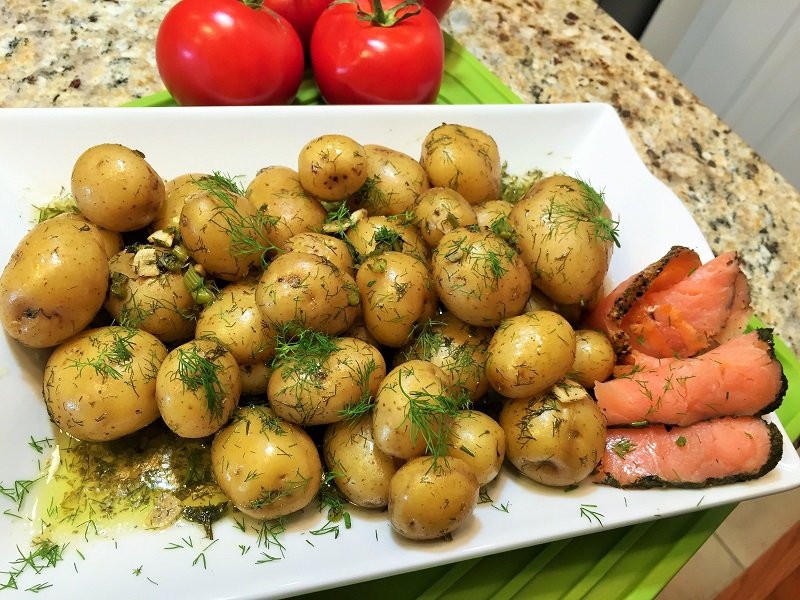 блюда из молодого картофеля