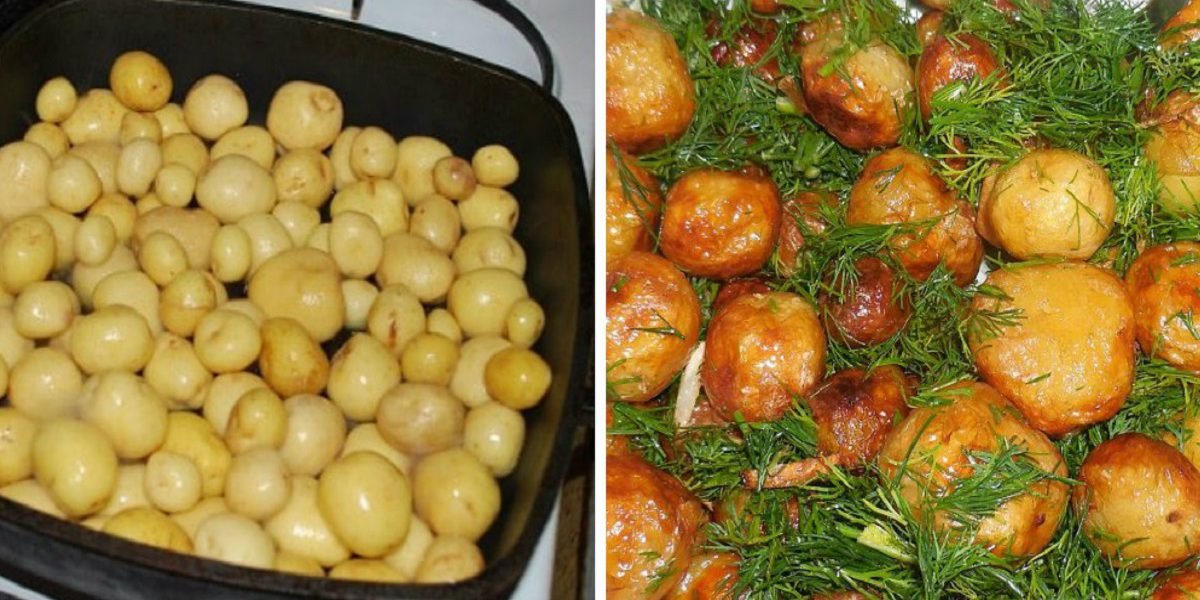 блюда измолодого картофеля