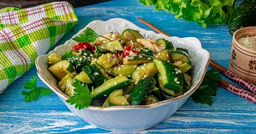 Модные блюда из огурцов