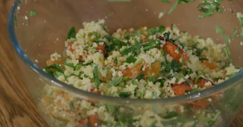 кускус с тыквой и курагой