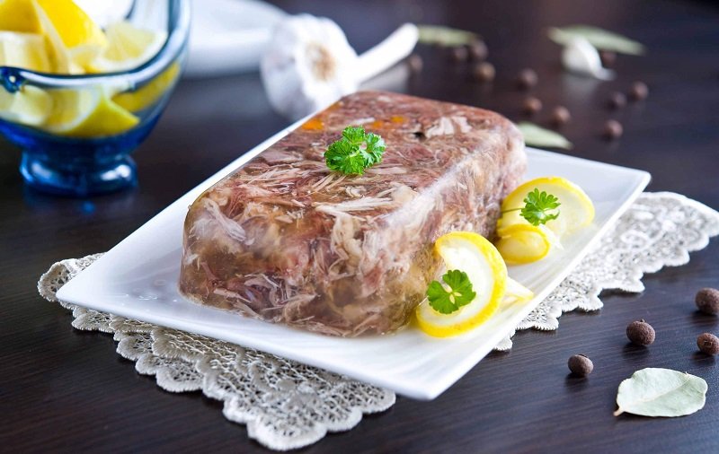 холодец оформление фото