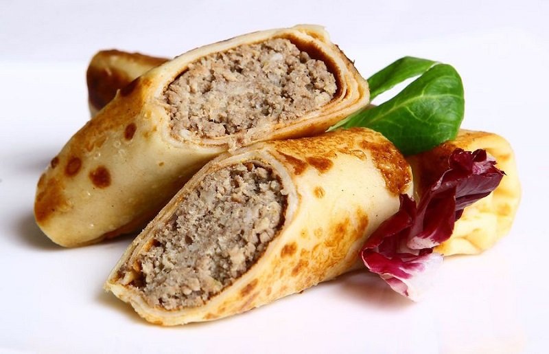 блины с начинкой фото