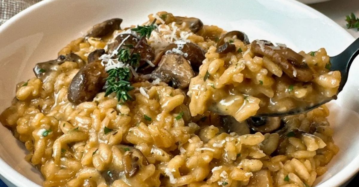 ризотто на курином бульоне