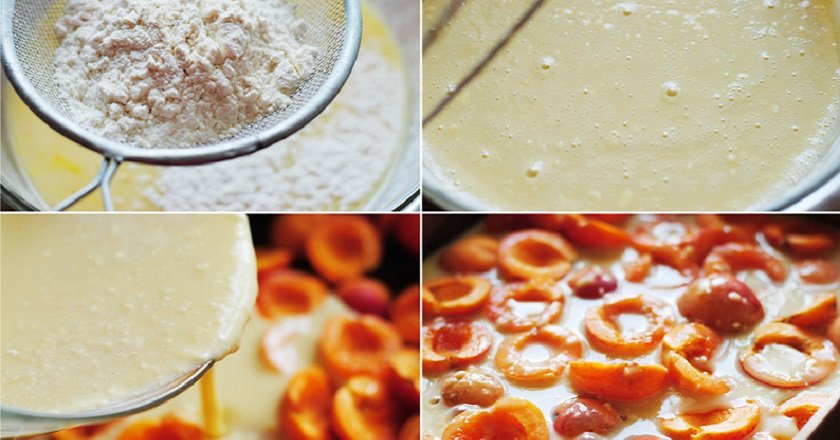 клафути с абрикосами