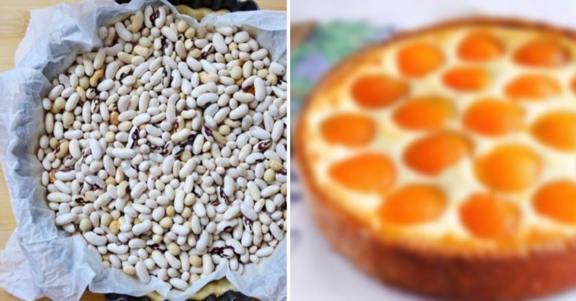 пирог с абрикосами и творогом