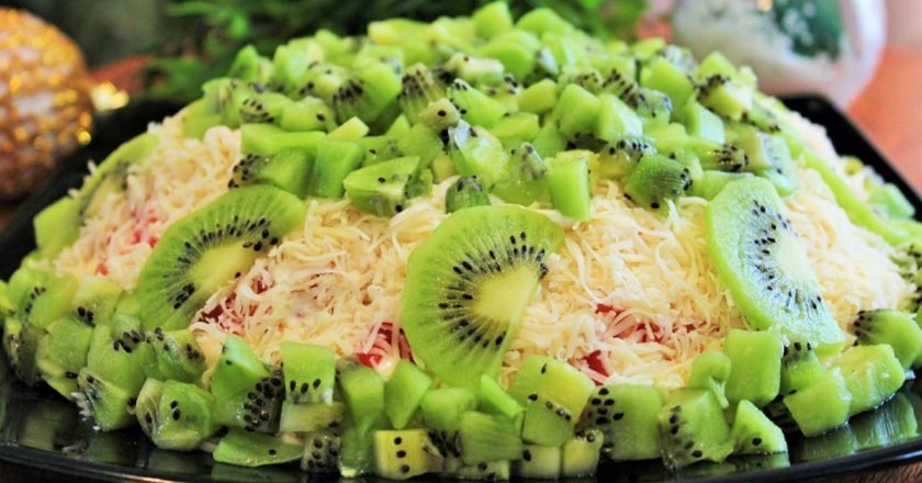 Блюда с киви