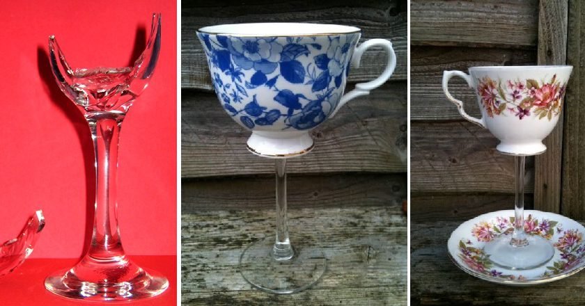 Бокалы из чашек