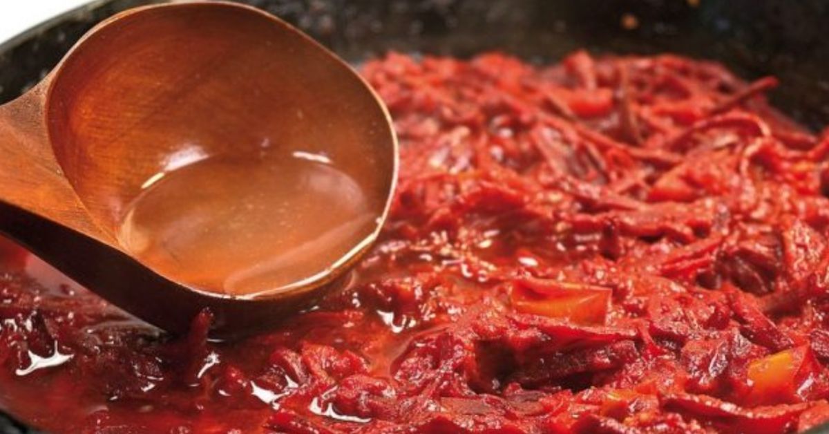 суп с капустой и говядиной