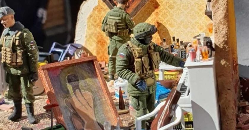 диорама о русских солдатах