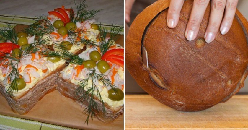 Бутербродные торты