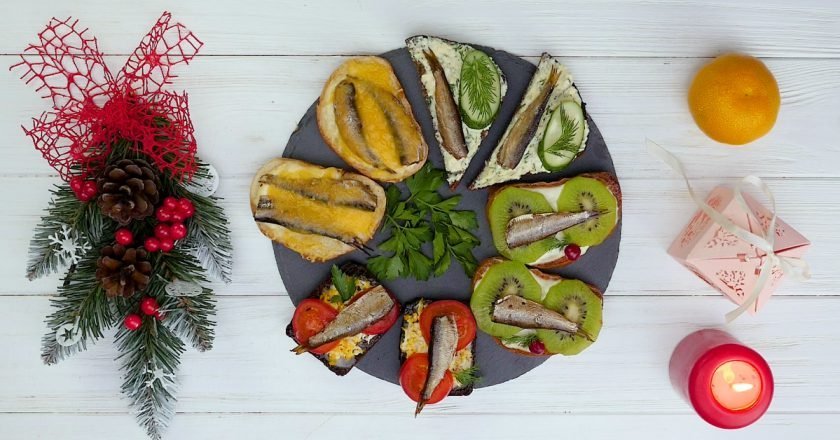 праздничные бутерброды