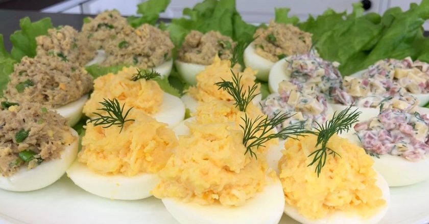 чем фаршировать яйца