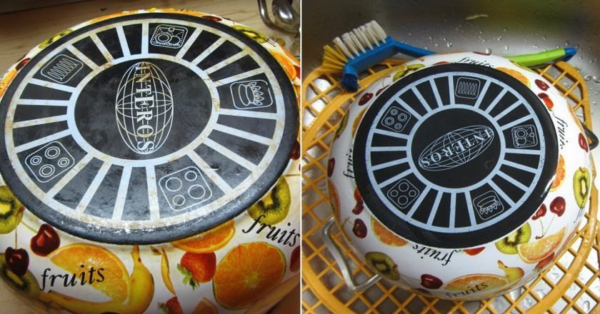 отчистить кастрюли от нагара