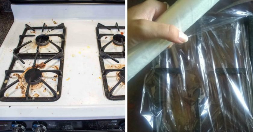 Чистка решетки газовой плиты