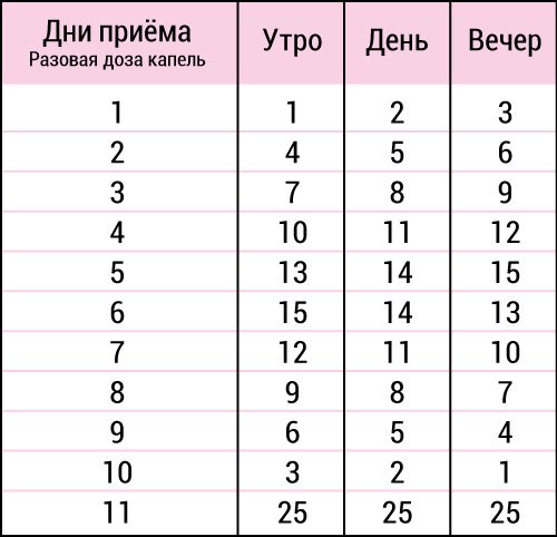 Схема приема чеснока на спирту для чистки сосудов