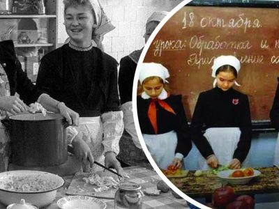 Что готовили в СССР школьницы на уроках труда