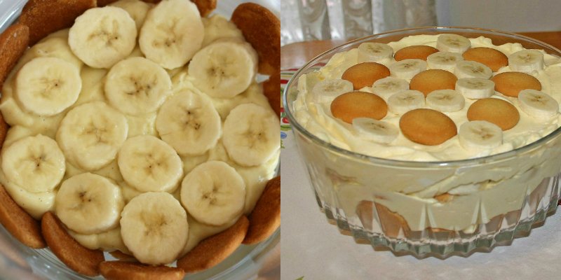 американский банановый пудинг