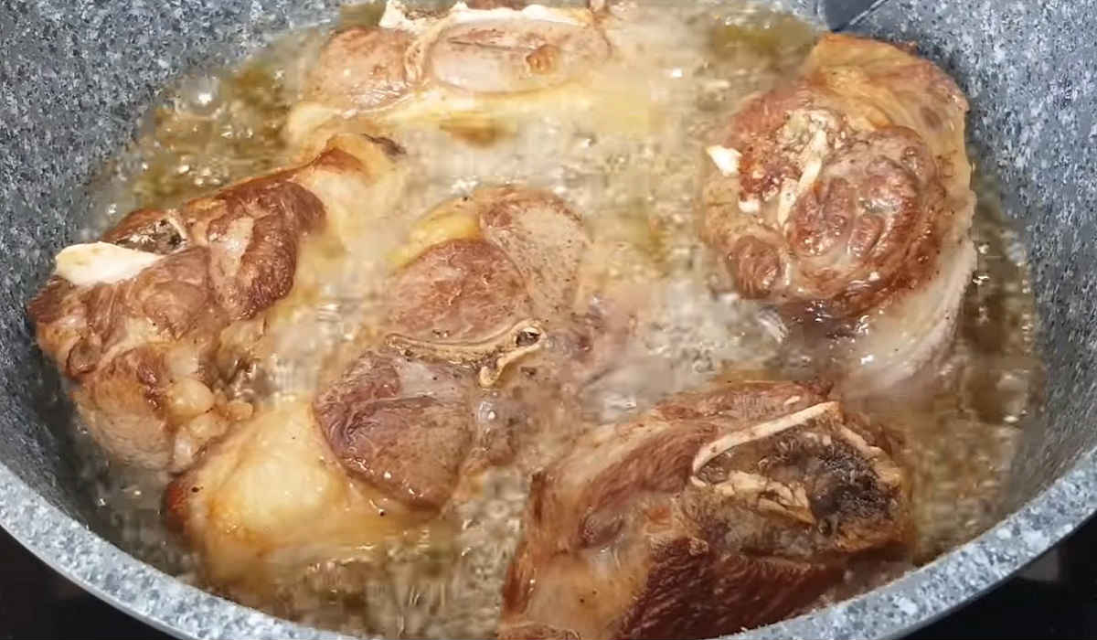 обжаривание мяса