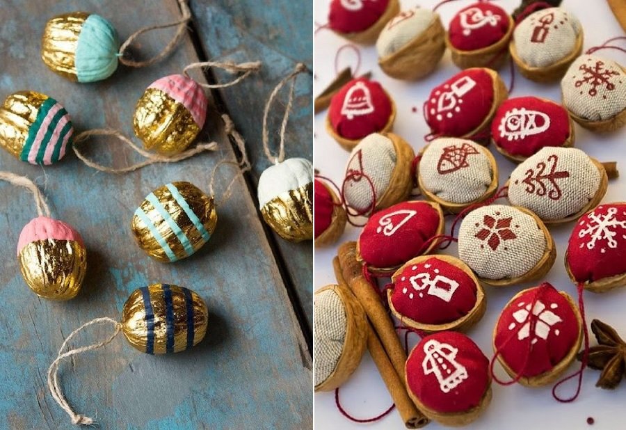 шарики из ореховой скорлупы