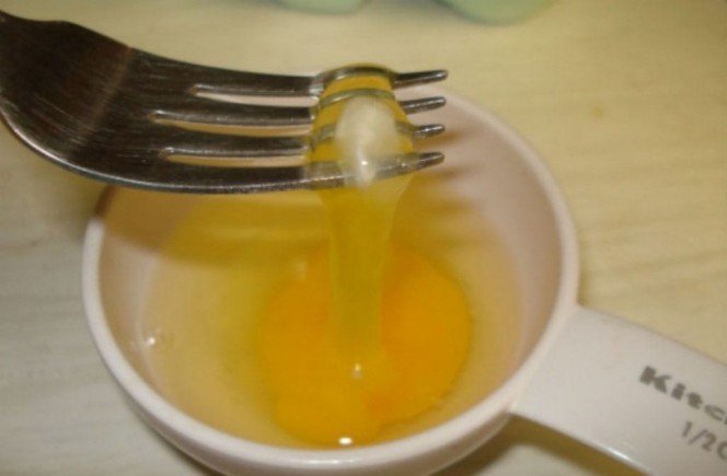 нить в яйцах