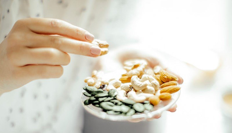 цинк в семенах и орехах