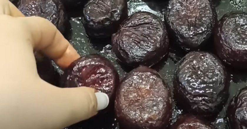 сливы в духовке