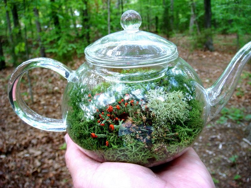 декор из старой посуды