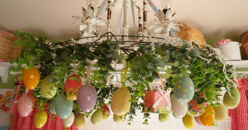 Декор из яичной скорлупы