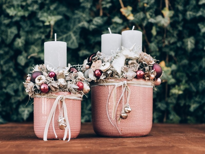 декор свечей