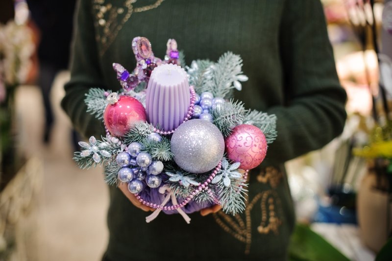 декор свечей